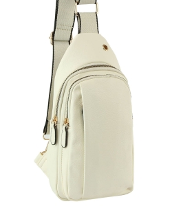 Fashion Strap Sling Bag Backpack JYM-0433 WHITE